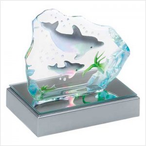 39359 Dolphin Crystal Sculpture
