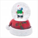 39249 Skiing Snowman Waterglobe