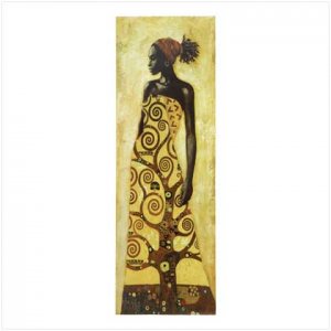 39673 African Maiden Wall Decor