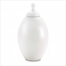38662 White Ceramic Urn