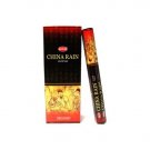 China Rain Incense Sticks Six-pack (~20 Sticks Per Pack) Box HEM   