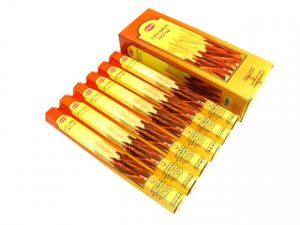 Cinnamon Incense Sticks Six-pack (~20 Sticks Per Pack) Box HEM   