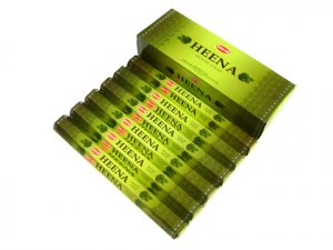 Heena Incense Sticks Six-pack (~20 Sticks Per Pack) Box HEM   