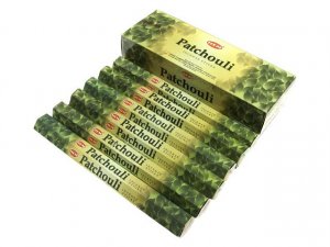 Patchouli Incense Sticks Six-pack (~20 Sticks Per Pack) Box HEM   