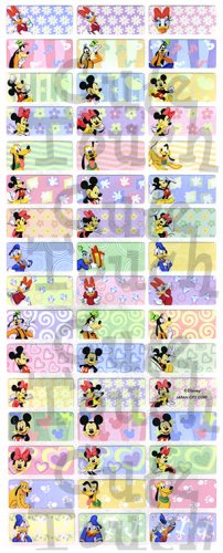 Name Labels Stickers- Micky, Minnie & Friends Series