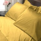 100%Egyptian Cotton Color Gold 600TC Twin Solid Sheet Set