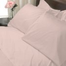 100%Egyptian Cotton Color Rose 600TC Twin Solid Sheet Set