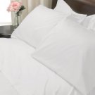 100%Egyptian Cotton Color White 600TC Twin Solid Sheet Set