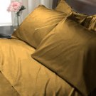 SHEET SET KING SOLID 100%Egyptian Cotton Color Browntile 800TC.