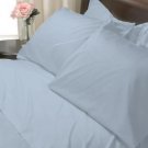 100%Egyptian Cotton Color  Bright Sky 1200TC Queen Solid Sheet Set