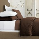 100 % Egyptian Cotton Color  Chocolate 600 TC King Size Solid Sheet Set.