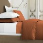 100 % Egyptian Cotton Color  Brick 600 TC King Size Solid Sheet Set.