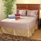 100 % Egyptian Cotton Color  Blush 1500 TC Queen Size Solid Sheet Set.