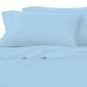 100 % Egyptian Cotton Color  Blue 1000 TC Queen Size Solid Sheet Set.