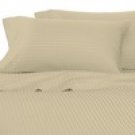 100%Egyptian Cotton Color Beaige 600 TC Queen Size Solid Sheet Set.