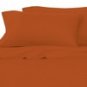 100%Egyptian Cotton Color Burgandy 600 TC Queen Size Solid Sheet Set.