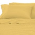 100%Egyptian Cotton Color Butter 600 TC Queen Size Solid Sheet Set.
