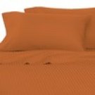 100%Egyptian Cotton Color Heazulnut 600 TC Queen Size Solid Sheet Set.