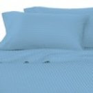 100%Egyptian Cotton Color  Sky Blue 600 TC Queen Size Solid Sheet Set.