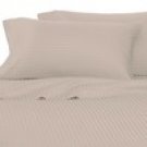 100%Egyptian Cotton Color  Taupe 600 TC Queen Size Solid Sheet Set.