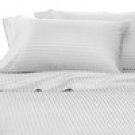 100%Egyptian Cotton Color  White  600 TC Queen Size Solid Sheet Set.