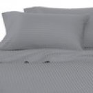 100%Egyptian Cotton Color  Silver Black  800 TC Twin Size Solid Sheet Set.