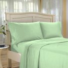 100%Egyptian Cotton Color  Leaf  1000 TC Twin Size Solid Sheet Set.