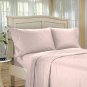 100%Egyptian Cotton Color  Rose  1200 TC Twin Size Solid Sheet Set.