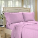 100%Egyptian Cotton Color  Lilac  1500 TC Twin Size Solid Sheet Set.