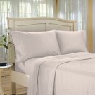 100%Egyptian Cotton Color  Taupe  1500 TC Twin Size Solid Sheet Set.