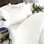 100% Egyptian Cotton, Color White TC 1500 Size Queen Duvet Cover.
