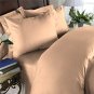 100% Egyptian Cotton, Color Peach TC 1500 Size Queen Duvet Cover.