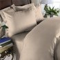 100% Egyptian Cotton, Color Walnut TC 1500 Size Queen Duvet Cover.
