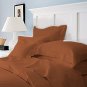 100% Egyptian Cotton, Color Brick, TC 1200 Size Queen Duvet Cover.