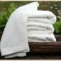 100% Egyptian Cotton Bath Towel Color White, size- 27" x 54".