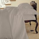 Duvet Cover Solid 100% Egyptian Cotto, Color Fog, TC- 1000, Size Twin.
