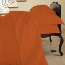 Duvet Cover Solid 100% Egyptian Cotto, Color Burgundy, TC- 600, Size Twin.