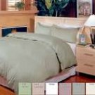 Duvet Cover Solid 100% Egyptian Cotto, Color Gray 1, TC- 600, Size Twin.