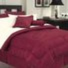 11 PCa BED IN BAG SIZE KING COLOR KATI BURGUNDY 100% EGYPTIAN COTTON