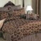 11 PCa BED IN BAG SIZE KING COLOR OLYMPIA CHOCOLATE 100% EGYPTIAN COTTON