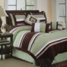 11 PCa BED IN BAG SIZE KING COLOR PALERMO SAGE 100% EGYPTIAN COTTON