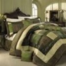 11 PCa BED IN BAG SIZE QUEEN COLOR GREENS 100% EGYPTIAN COTTON