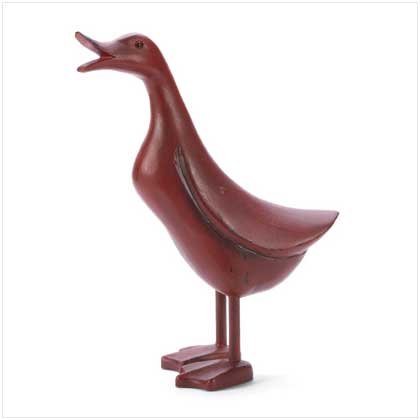 Antique Burgundy Duck