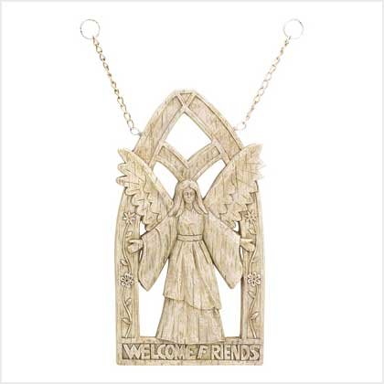 Angelic Welcome Plaque