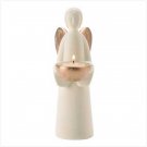 Folk art Angel Tealight Holder