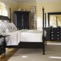 Black Poster Bed Master Bedroom Set