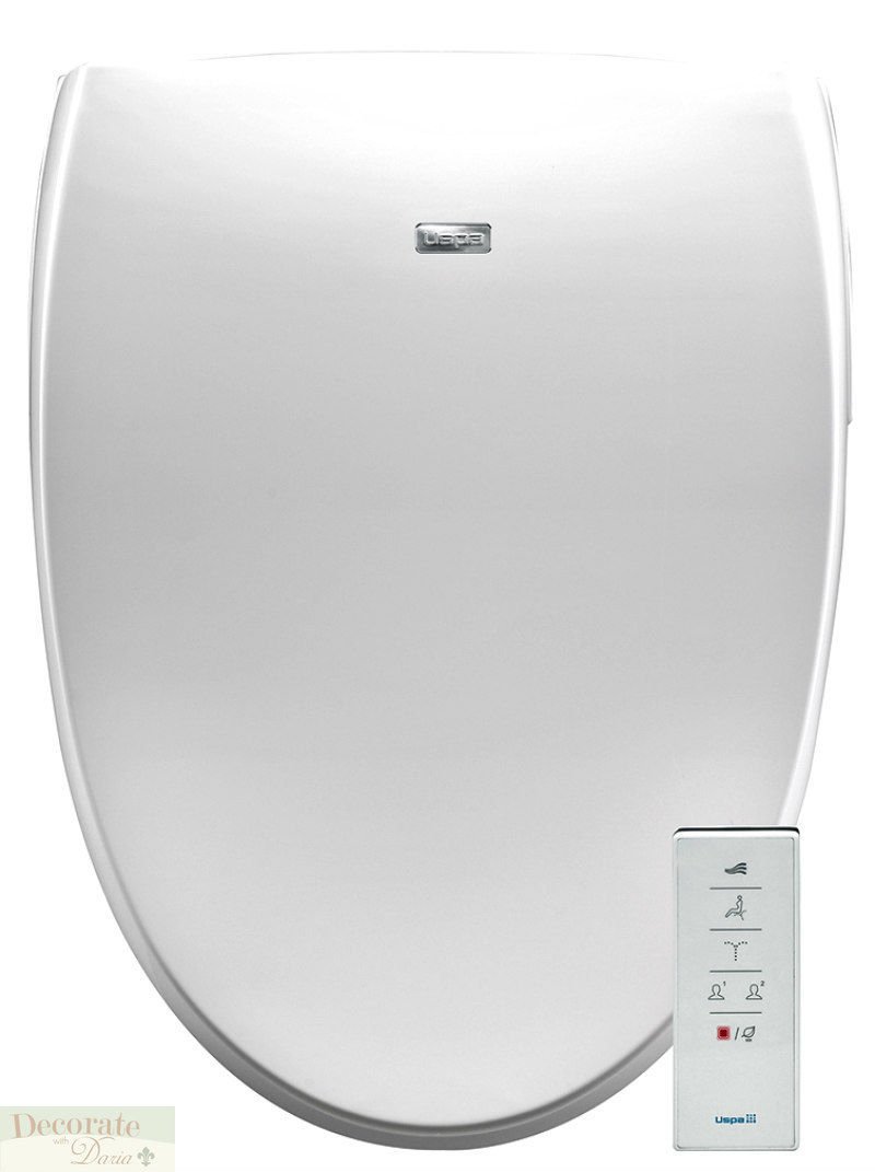 BIO BIDET A8 SERENITY ELONGATED Electronic Toilet Seat Wash Remote