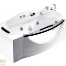68" WHITE BATHTUB WHIRLPOOL JETTED Hydrotherapy 6 Massage Air Jets Heater New