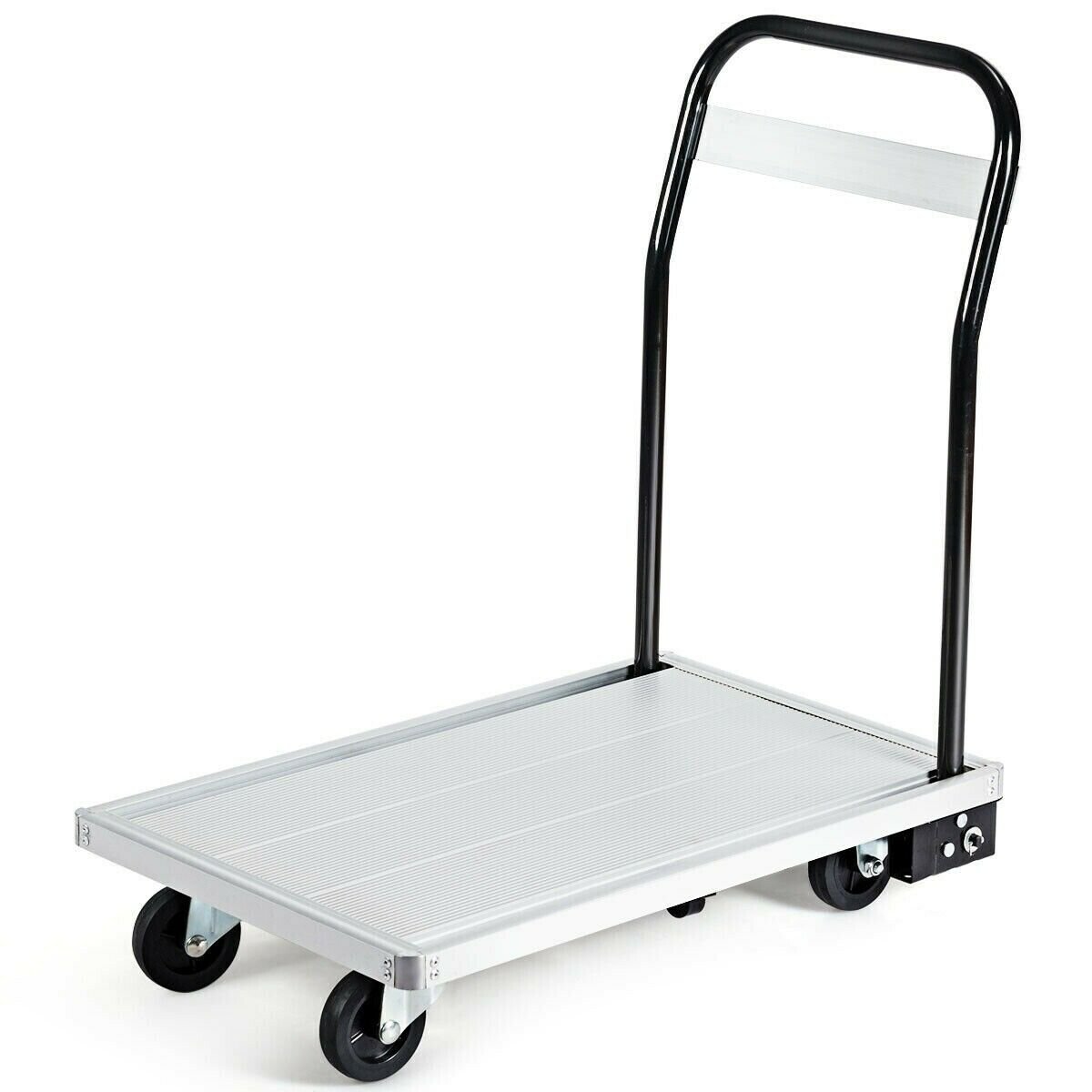 440 lbs/770 lbs Folding Aluminum Platform Hand Truck