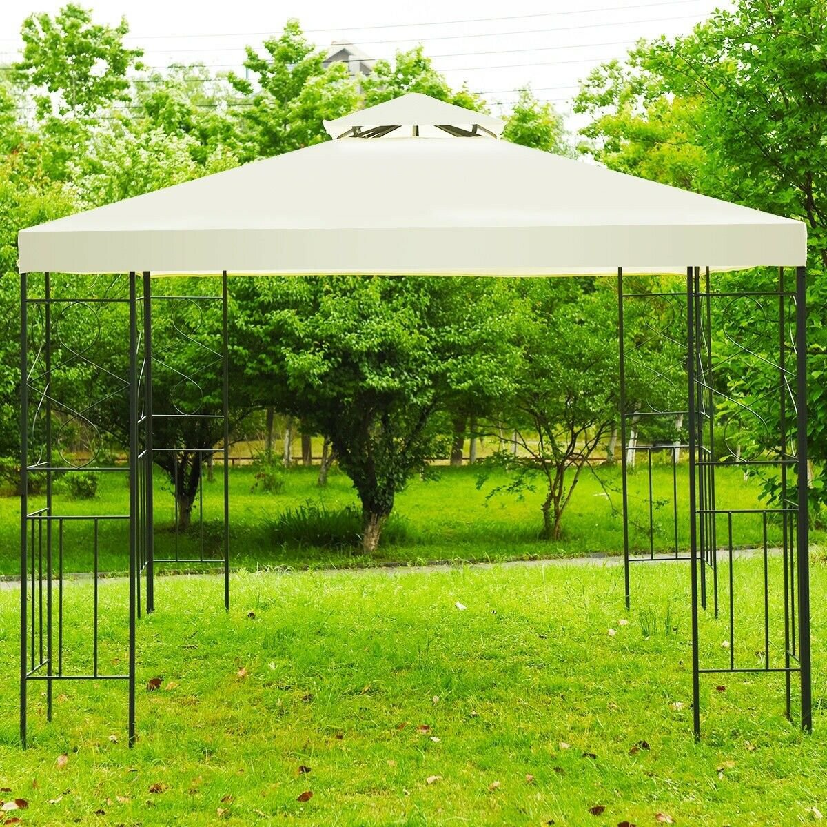 2 Tiers 10' x 10' Patio Gazebo Canopy Tent